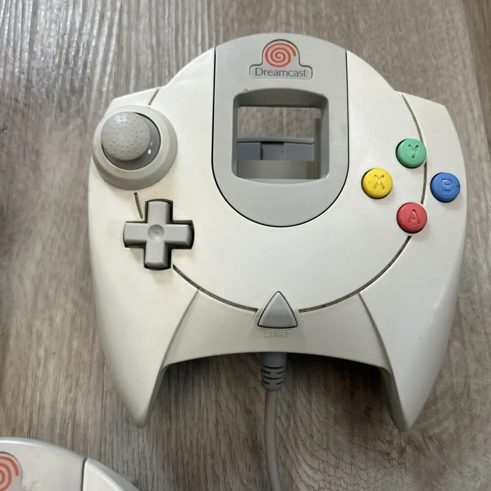 Sega Dreamcast Controller Lot Of 3 Official OEM White Grey HKT 7700 Tested Works